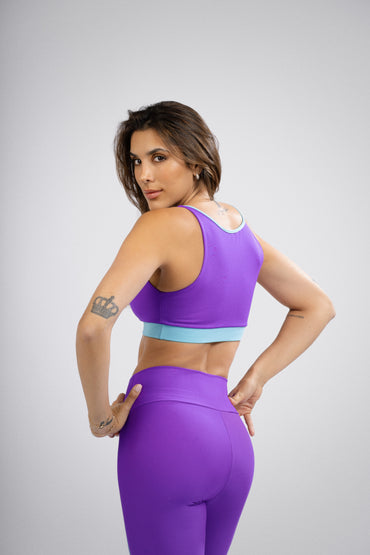 Crop Top Cielo Morado